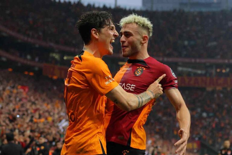 Yilmaz esulta con Zaniolo