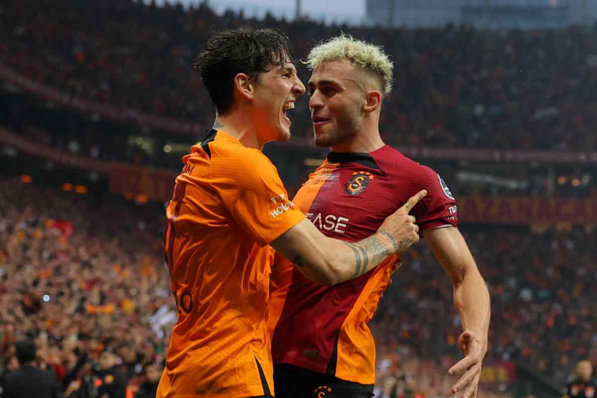 Yilmaz esulta con Zaniolo