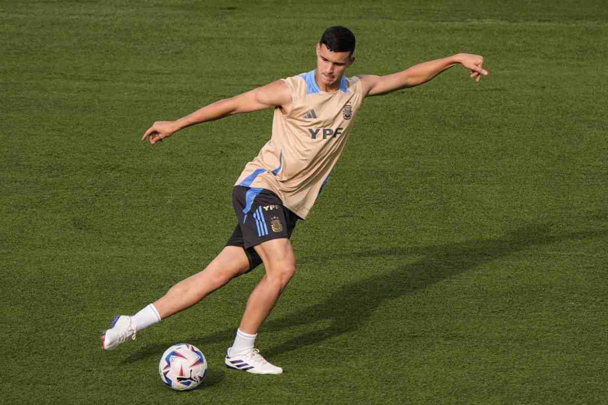 Valentin Carboni con l'Argentina