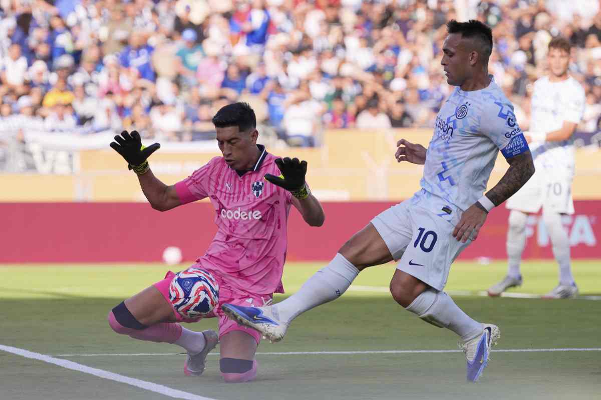 Lautaro contro il Monterrey