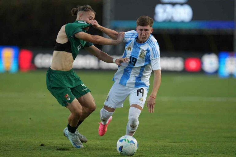 Andino durante una partita