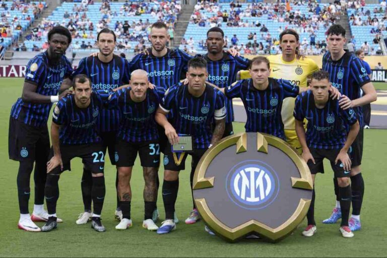 Inter a inizio partita
