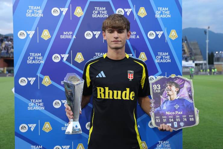 Nico Paz premiato