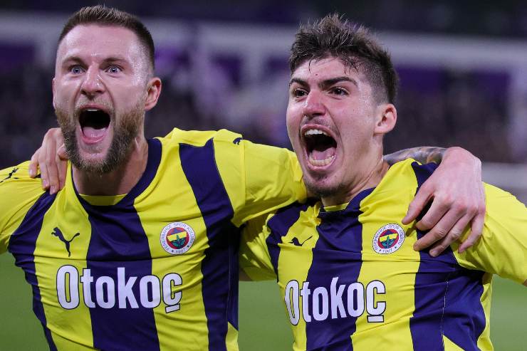 Akcicek in campo con Skriniar
