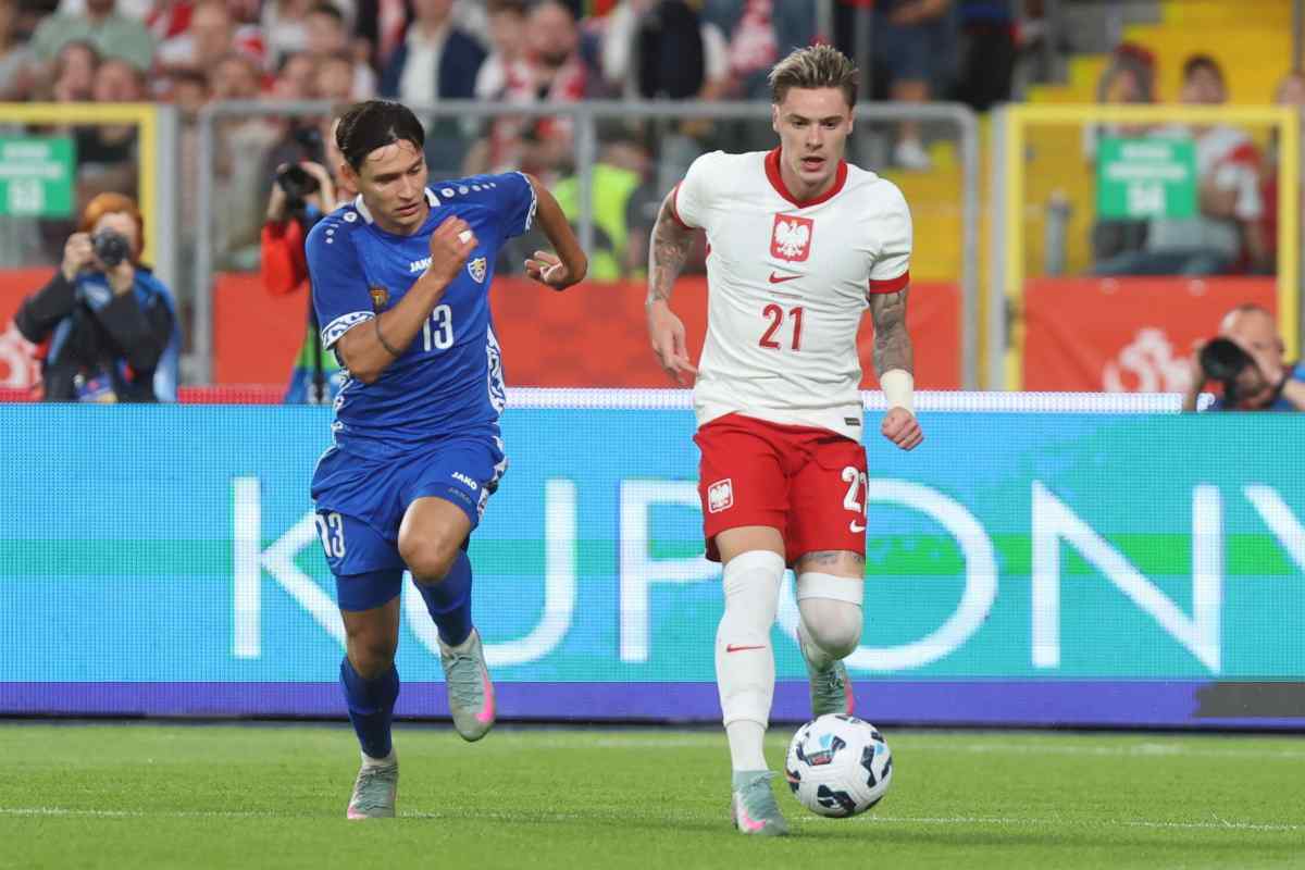 Zalewski con la Polonia