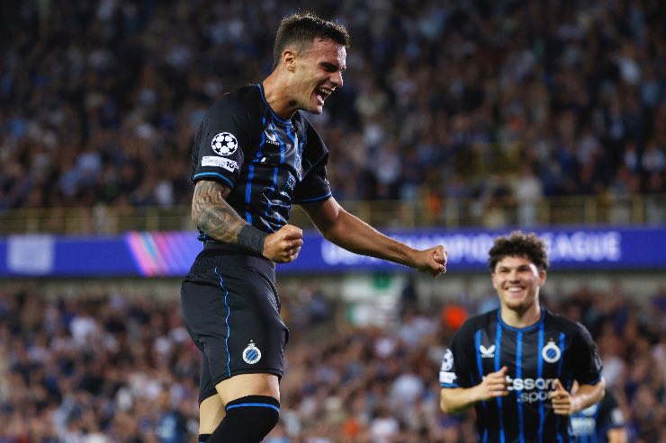 Inter, Aleksandar Stankovic brilla con il Club Bruges