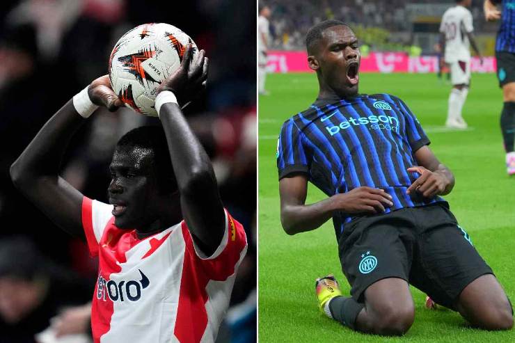 Bonny e Diouf in collage