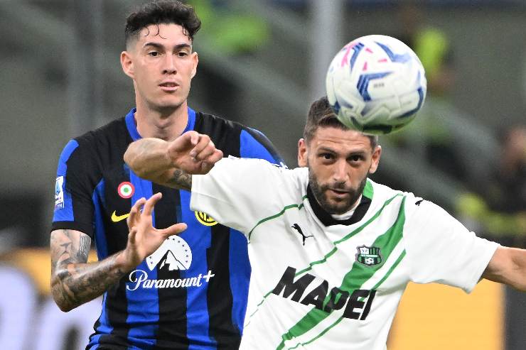 Bastoni e Berardi in campo