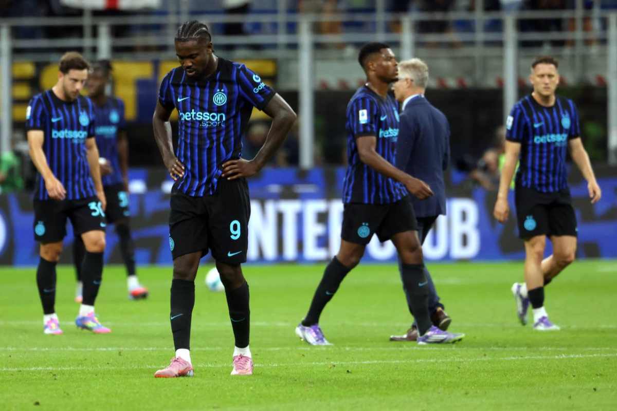 Giocatori Inter in campo