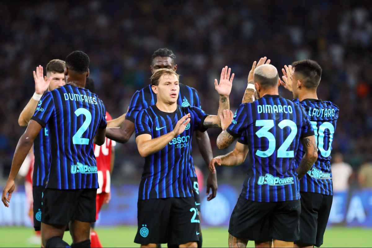 L'Inter esulta