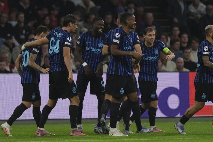 L'Inter esulta