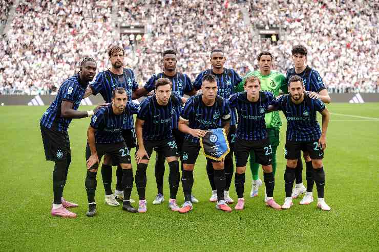 Squadra Inter al completo