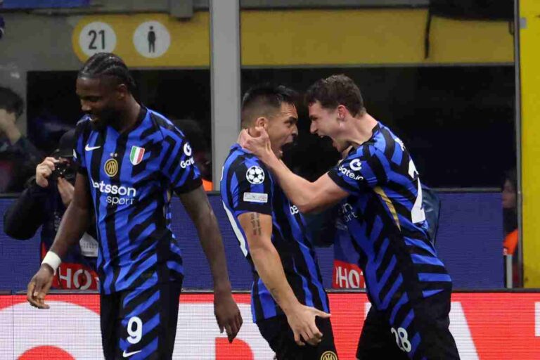Pavard esultanza con Lautaro