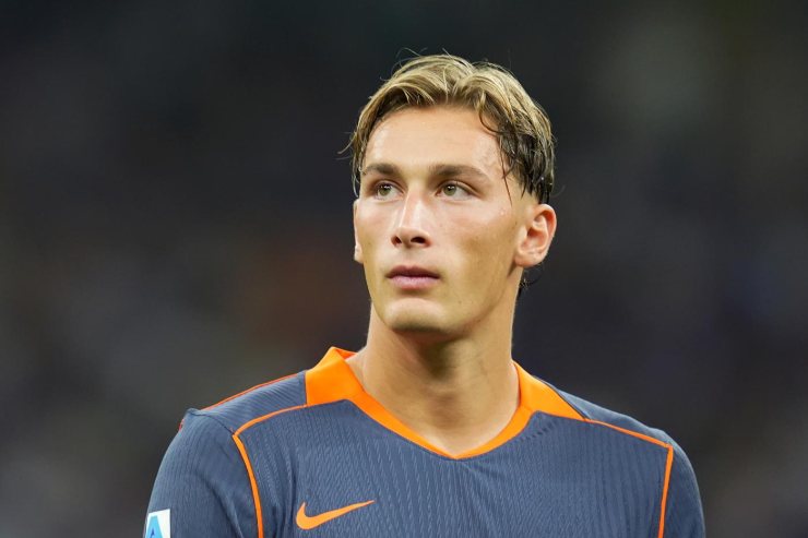 Esposito durante un match di Serie A