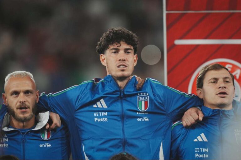 Nazionale durante l'inno