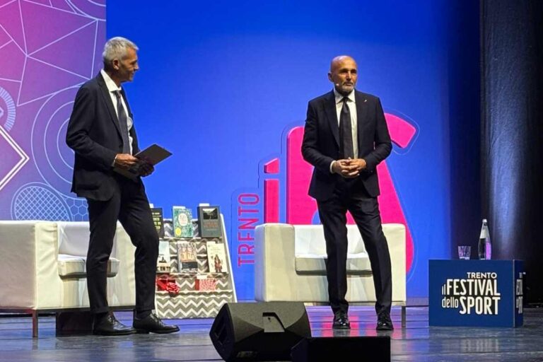 Spalletti sul palco
