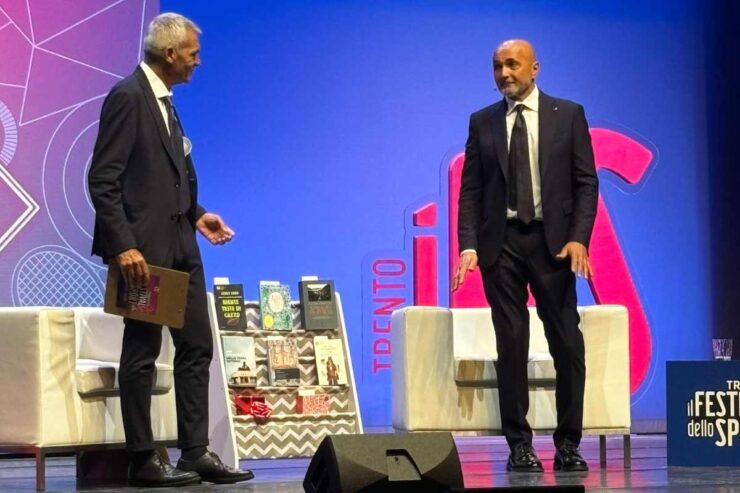 Spalletti sul palco