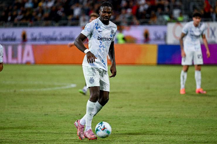 Marcus Thuram con la maglia dell’Inter durante una partita di Serie A 2025/2026.
