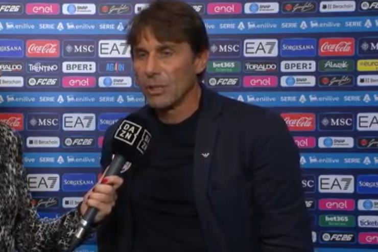 Antonio Conte parla dopo Napoli Inter
