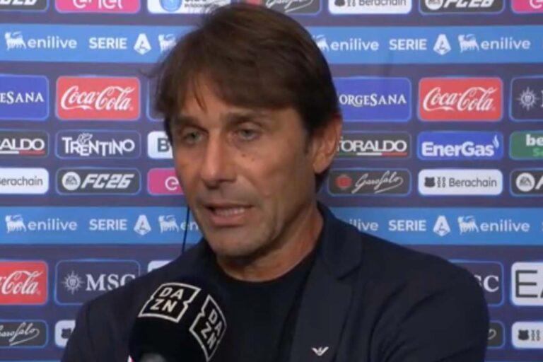 Antonio Conte parla dopo Napoli Inter