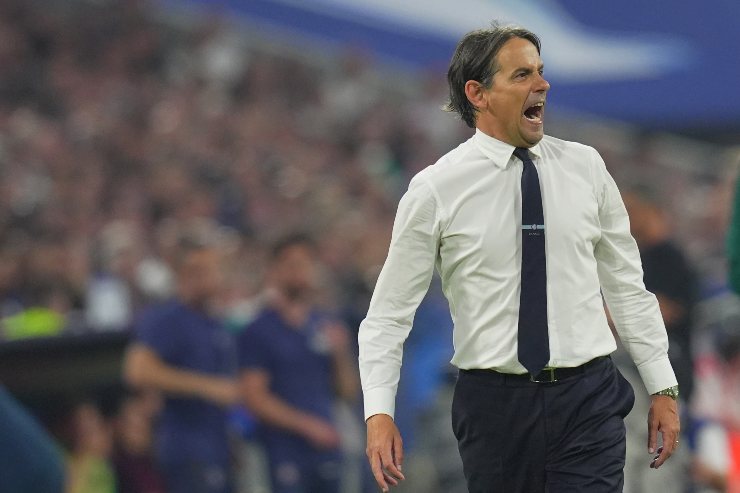 Simone Inzaghi in campo