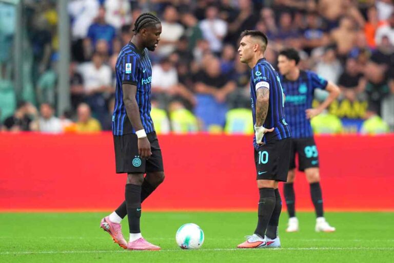 Lautaro Martínez e Marcus Thuram durante una partita dell’Inter in Serie A 2025/26.