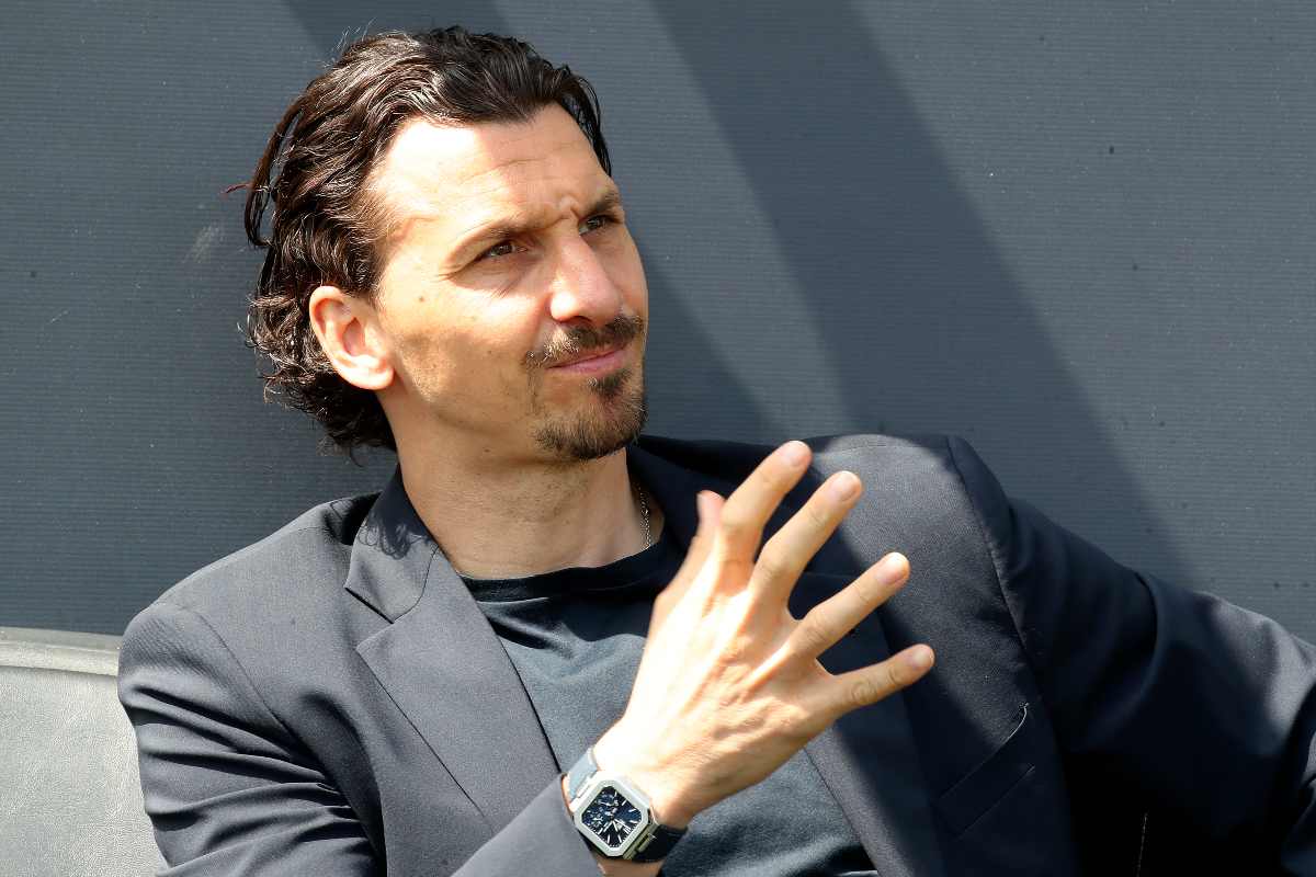 Zlatan Ibrahimovic in primo piano