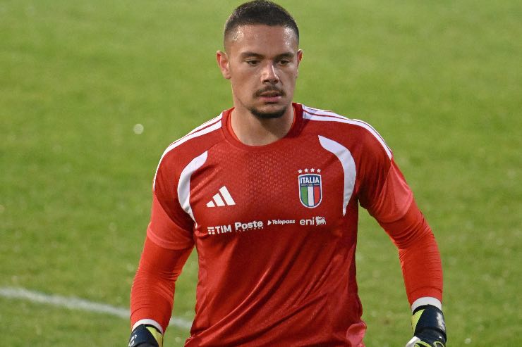 Inter, Caprile con la maglia dell'Italia