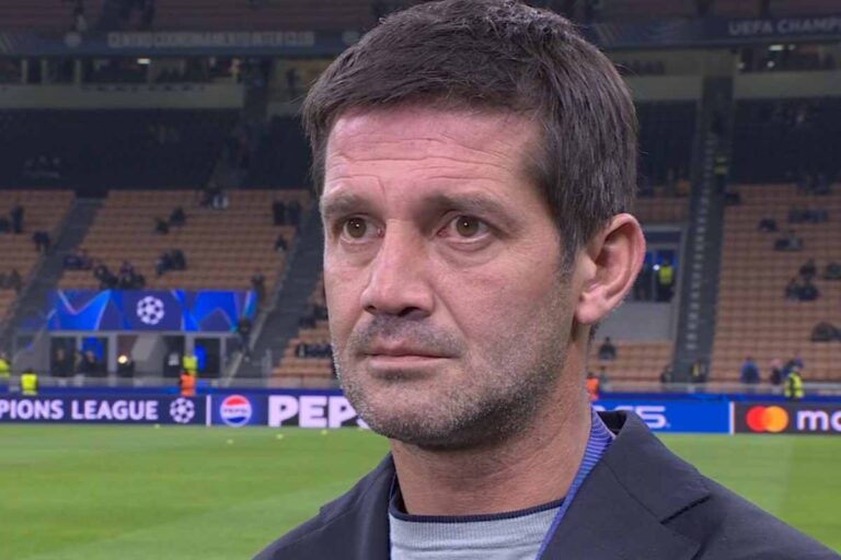 Chivu nel pre-partita di Champions League