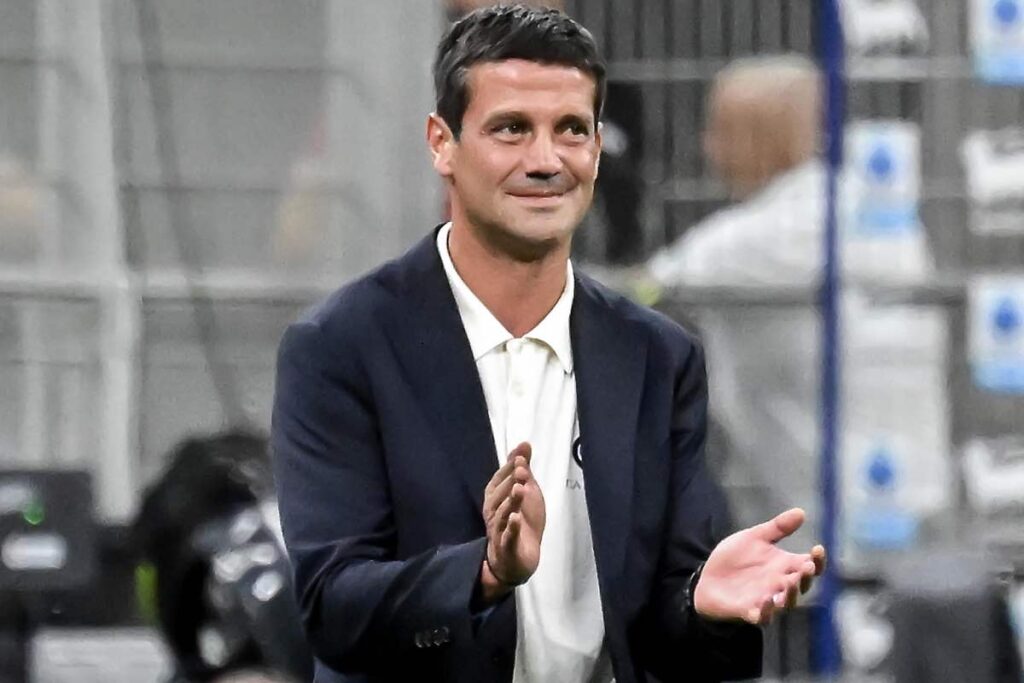 Cristian Chivu nella sfida di serie A contro il Sassuolo