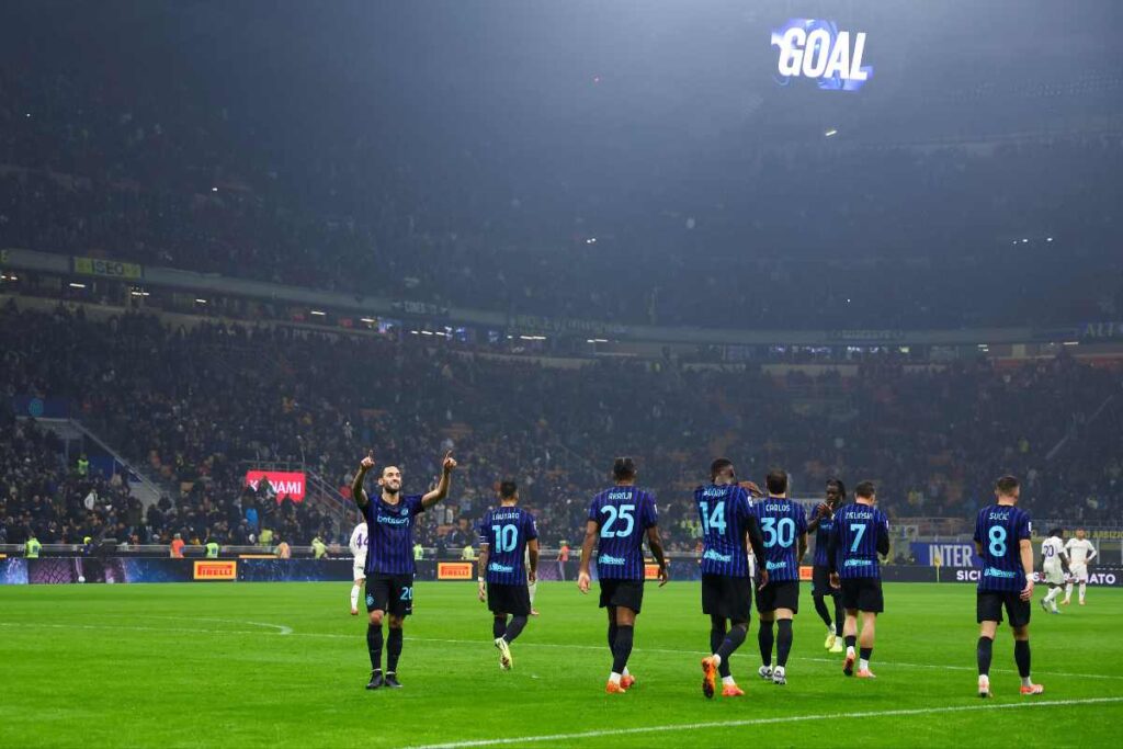 Foto di alcuni giocatori dell'Inter