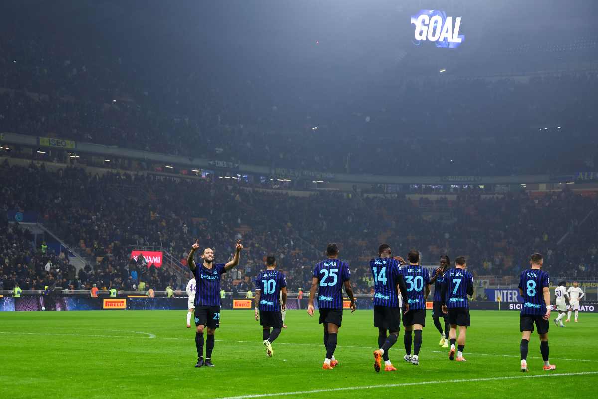 Foto di alcuni giocatori dell'Inter