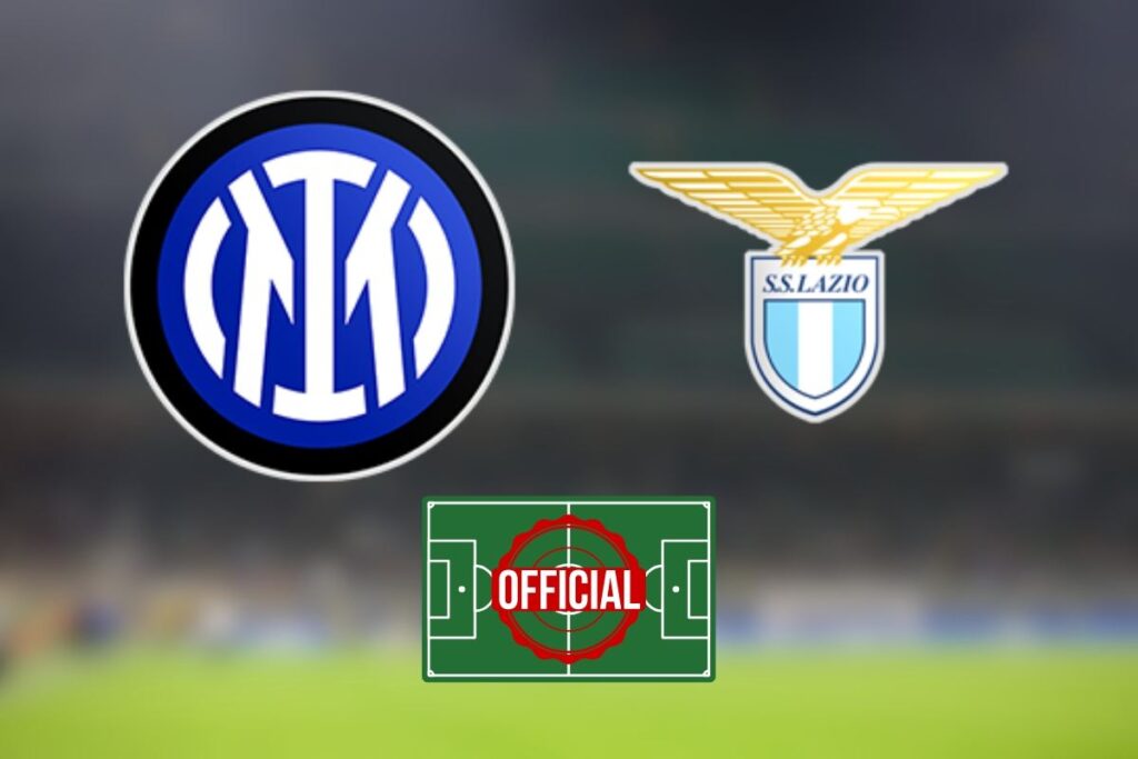 Inter Lazio: svelate le formazioni ufficiali