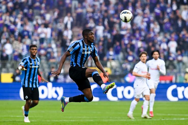 Joel Ordonez nella gara contro l'Anderlecht