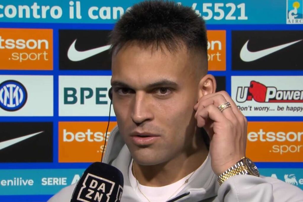 Lautaro Martinez parla a DAZN