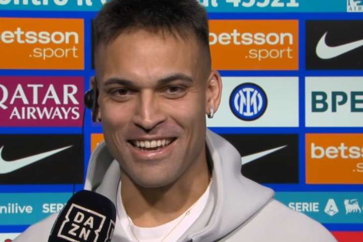 Lautaro Martinez parla a DAZN