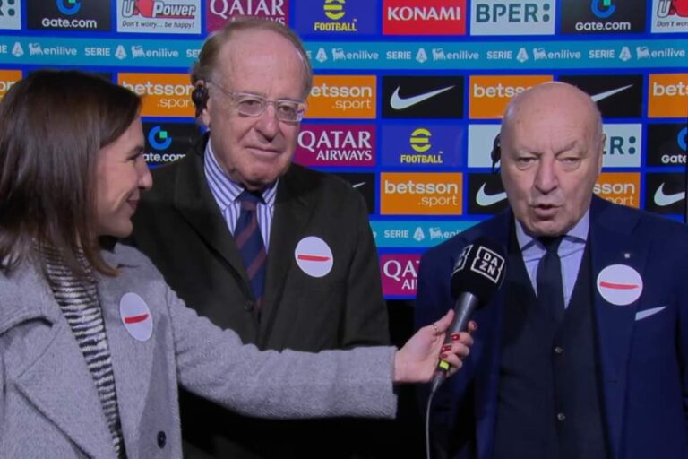 Marotta e Scaroni prima del derby.