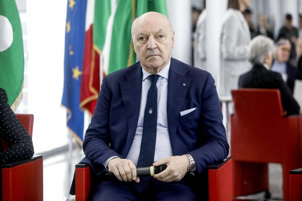 Giuseppe Marotta, amministratore delegato Fc Inter, partecipa all'evento Costituzione e Sport a Palazzo Lombardia a Milano