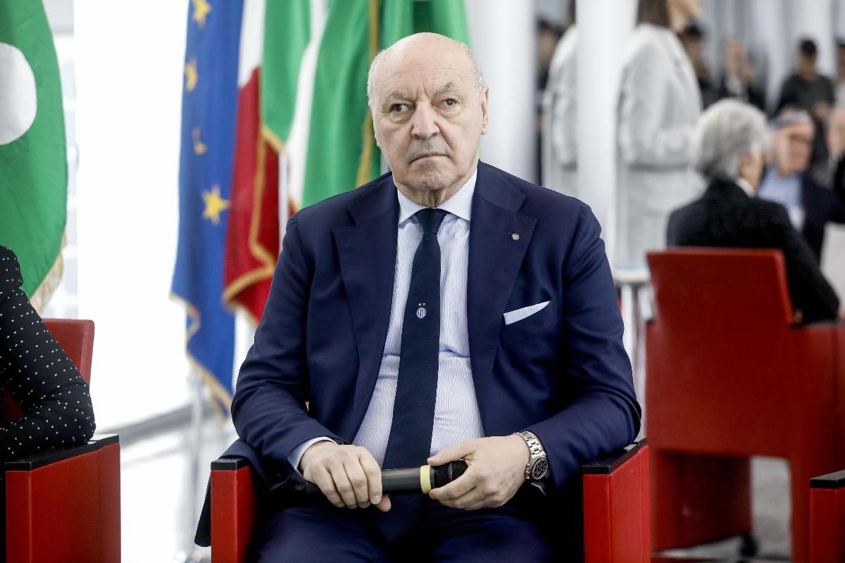 Giuseppe Marotta, amministratore delegato Fc Inter, partecipa all'evento Costituzione e Sport a Palazzo Lombardia a Milano