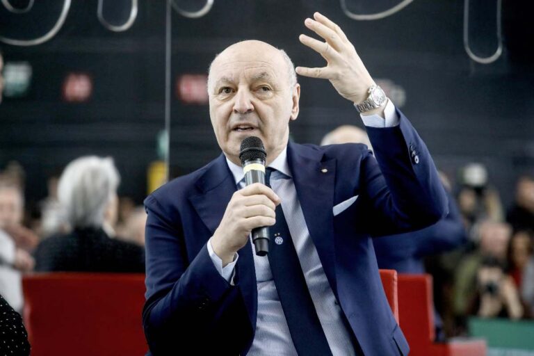 Marotta durante un evento sullo sport