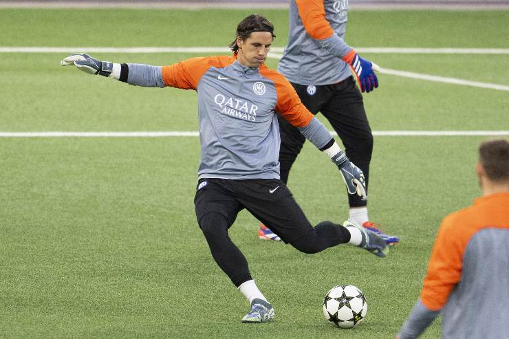 Yann Sommer in primo piano