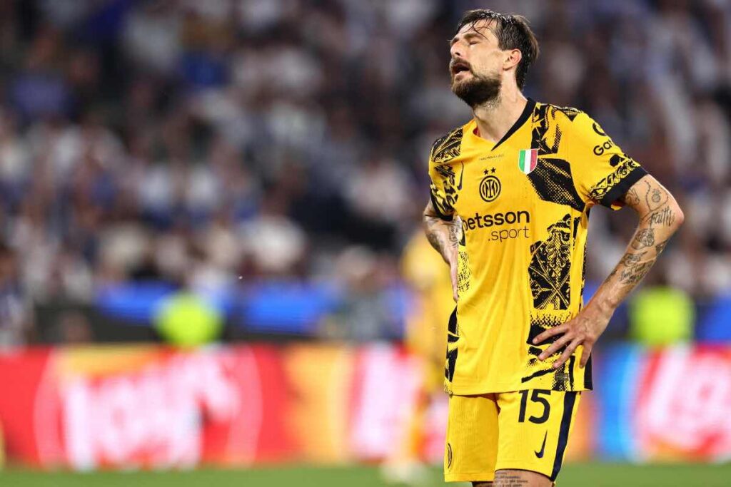 Inter, Acerbi sconsolato