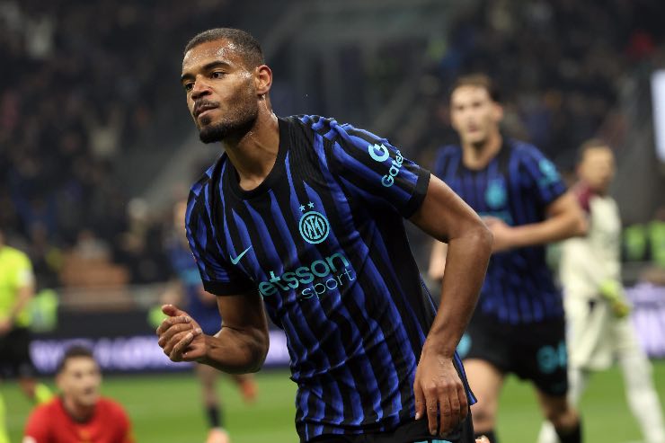 Andy Diouf nella partita di Coppa Italia 2025