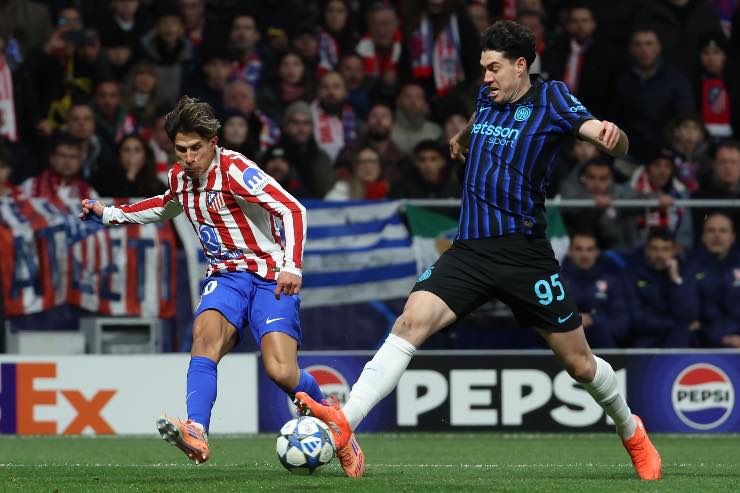 Inter, Bastoni contro l'Atletico Madrid 