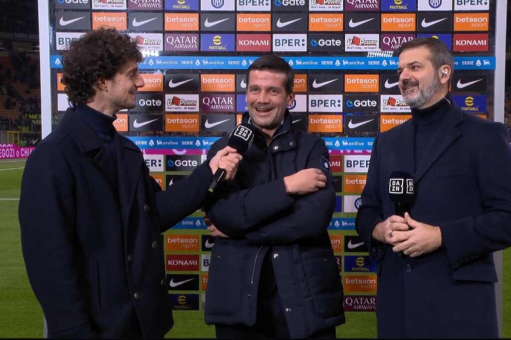 Chivu ai microfoni di DAZN