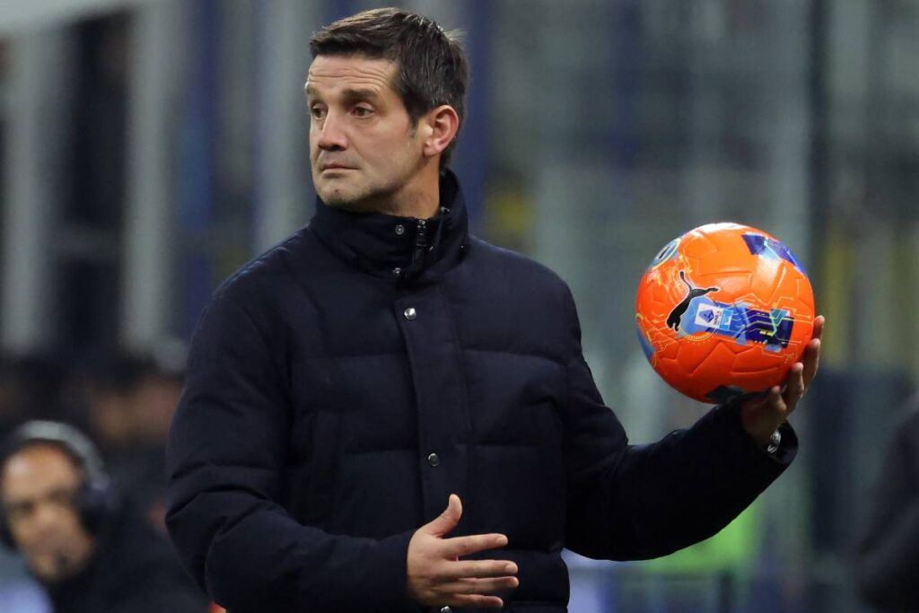 Cristian Chivu durante la partita di calcio degli ottavi di finale di Coppa Italia tra Inter e Venezia