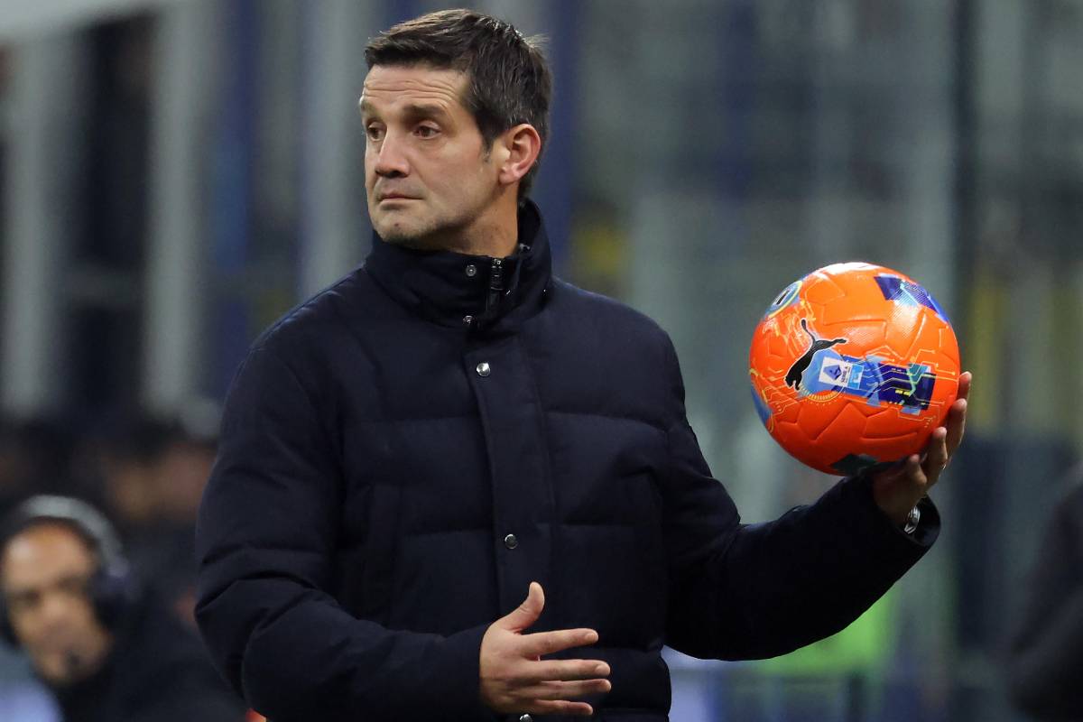 Cristian Chivu durante la partita di calcio degli ottavi di finale di Coppa Italia tra Inter e Venezia