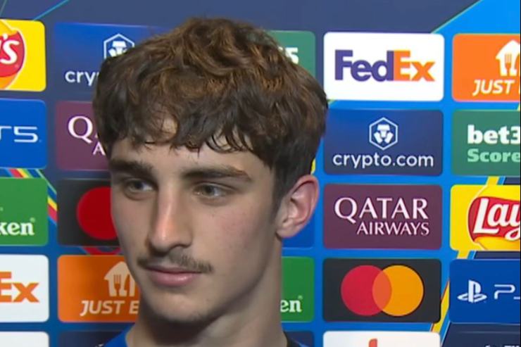 Matteo Cocchi ai microfoni post debutto in Champions League con l'Inter