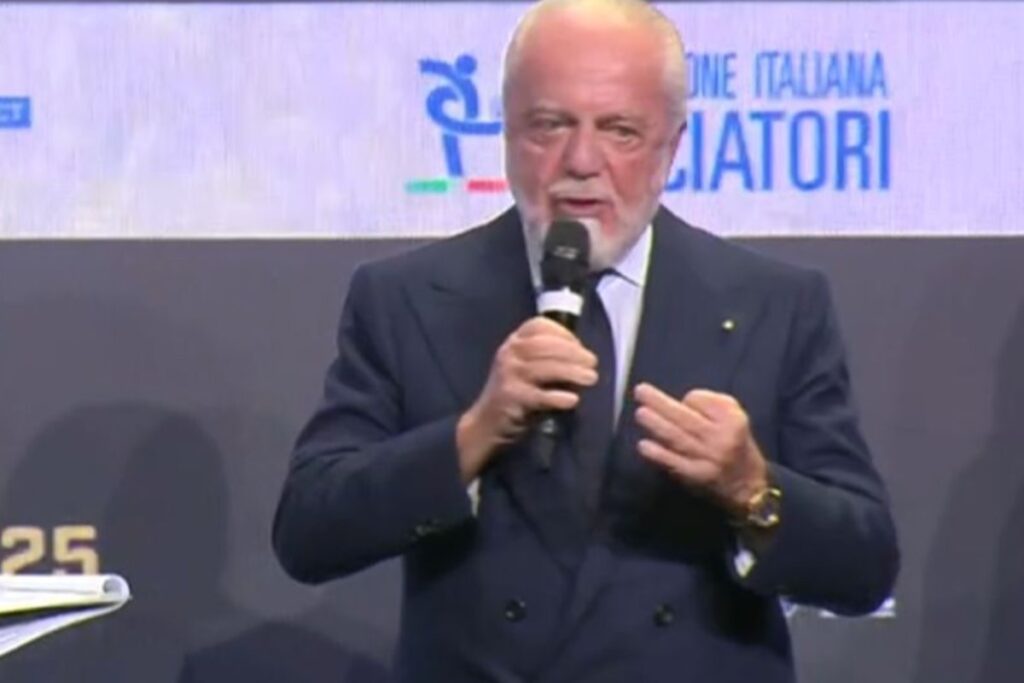 Aurelio De Laurentiis parla al Gran Gala del Calcio