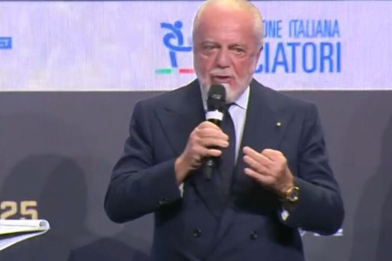 Aurelio De Laurentiis parla al Gran Gala del Calcio